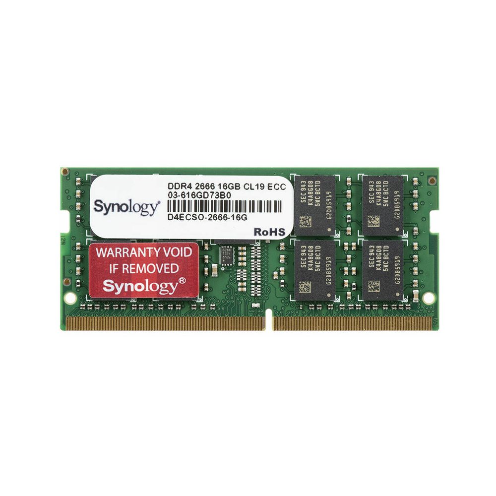 Synology 16GB DDR4 2666 MHz ECC Unbuffered SODIMM