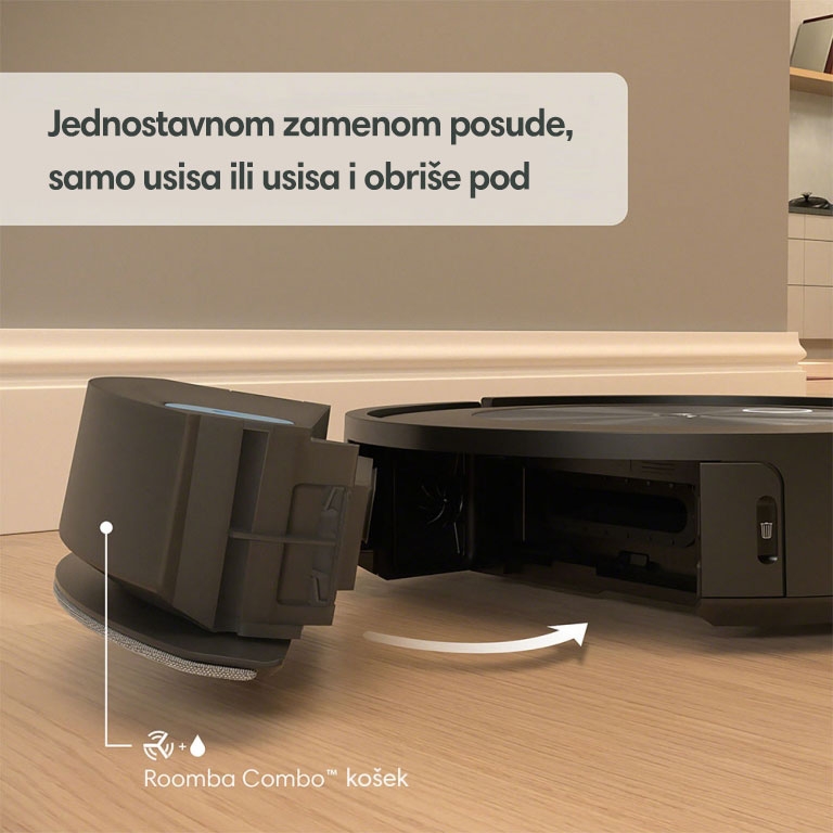 iRobot Roomba Combo j5+ (j5576) robotski usisivač i brisač 