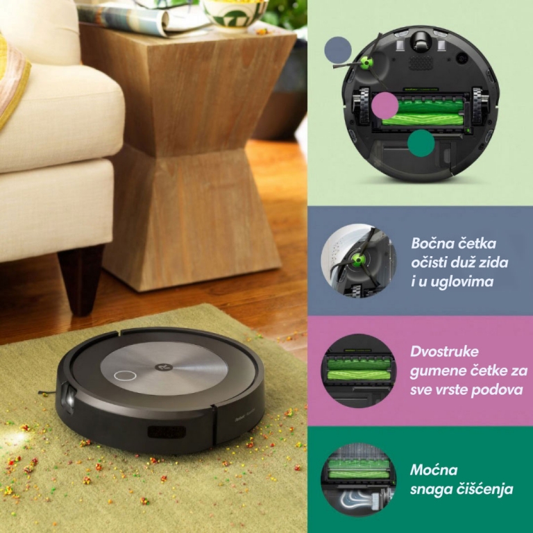 iRobot Roomba (j7158) robotski usisivač i brisač 